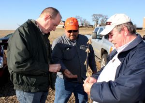Senator Cunningham meets with farmers in Tazewell County(Photo by Kay Shipman)